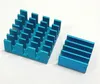 Oxidation Aluminum heatsinks with 3M self adhesive cooling heat sink for Raspberry pi 2 pi 3 model B/B+ board radiator Blue