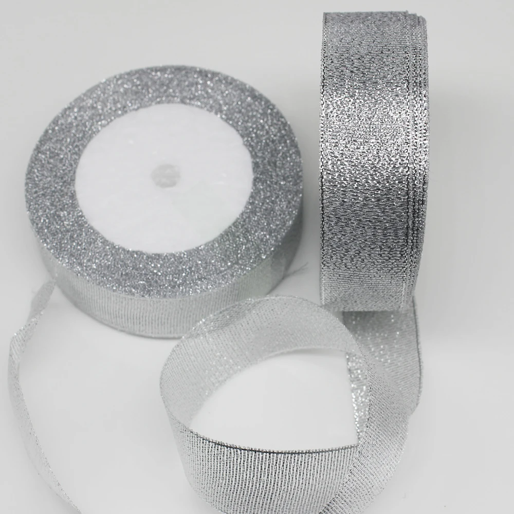 silver organza ribbon