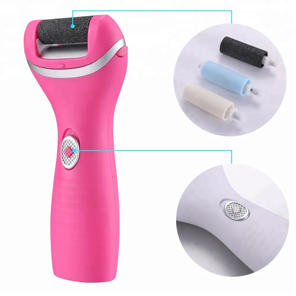 

Care me Powerful Electric Foot Callus Remover Electronic Pedicure Foot File Removes Dry, Dead, Hard, Cracked Skin Calluses