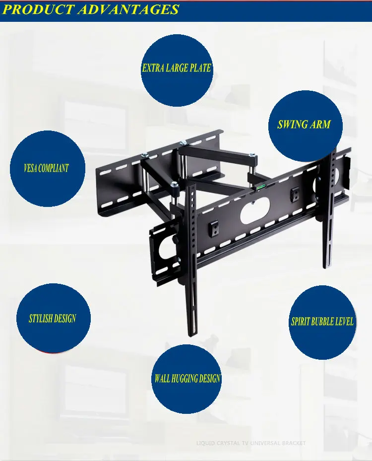 Strong 180 Swivel Tv Shelf Bracket For 32"60" Buy Tv Shelf Bracket,180 Swivel Tv Shelf