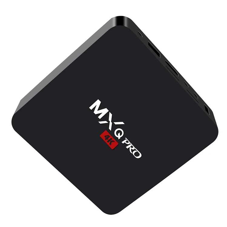 Cheapest android tv box receiver 4K MXQ PRO  Allwinner H3 1G 8G android 7.1 smart tv box 4k streaming media player  MXQ PRO 4K