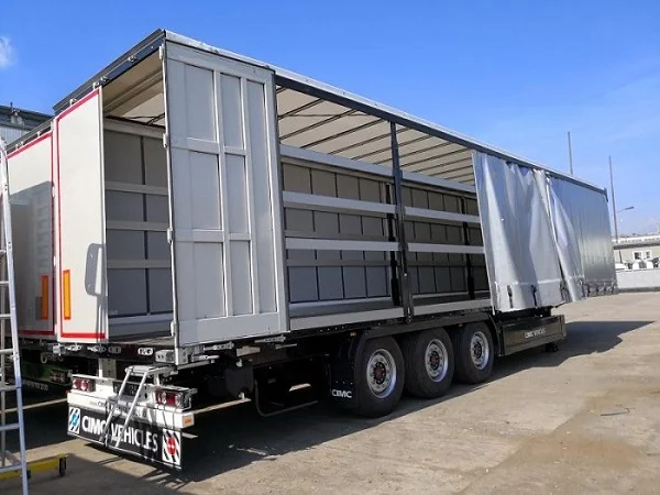 53ft Adr,Dot,Iso Aluminum Roll Tarp Curtain Van Side Semi Trailer - Buy ...