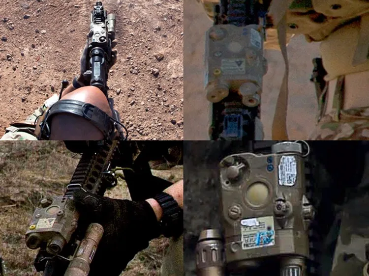Element tactical hunting aiming AN/PEQ 15 High precision Red Dot Laser integrated with LED Flashlight