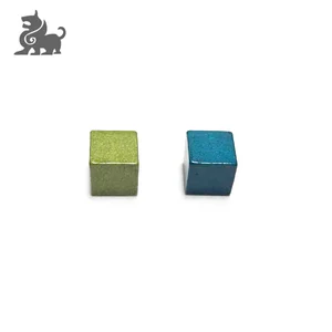 Custom zinc cubes metal game cube made in China