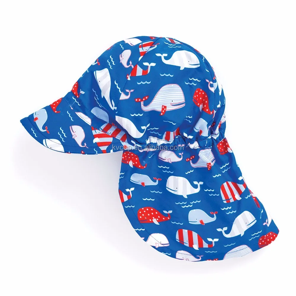 baby flower swim cap