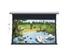 100 inch tab tension projector screen 4k fabric projector screen electric with IR FR remote control projector screen