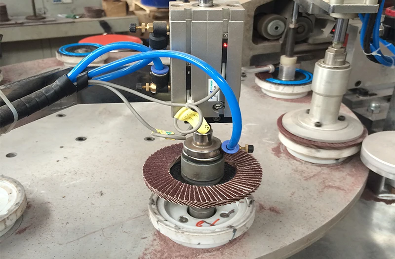 flap disc production machine