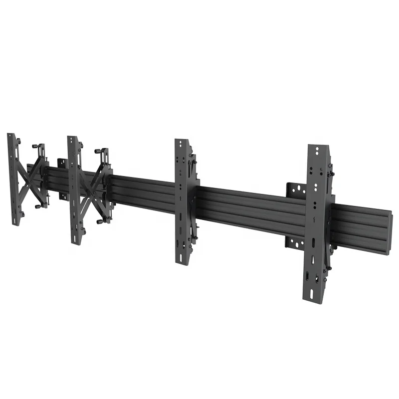 

Seamless Splicing Support Landscape Or Portrait TV Wall Mount Bracket For Push In Push Out Structure