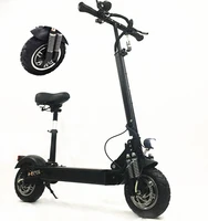 

FLJ New item T11 folding electric scooter 2000w with seat two wheel 11inch electric scooter 2400w for adults