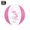 12 Pink Flamingo Party Pack toys Inflatable Beach Balls