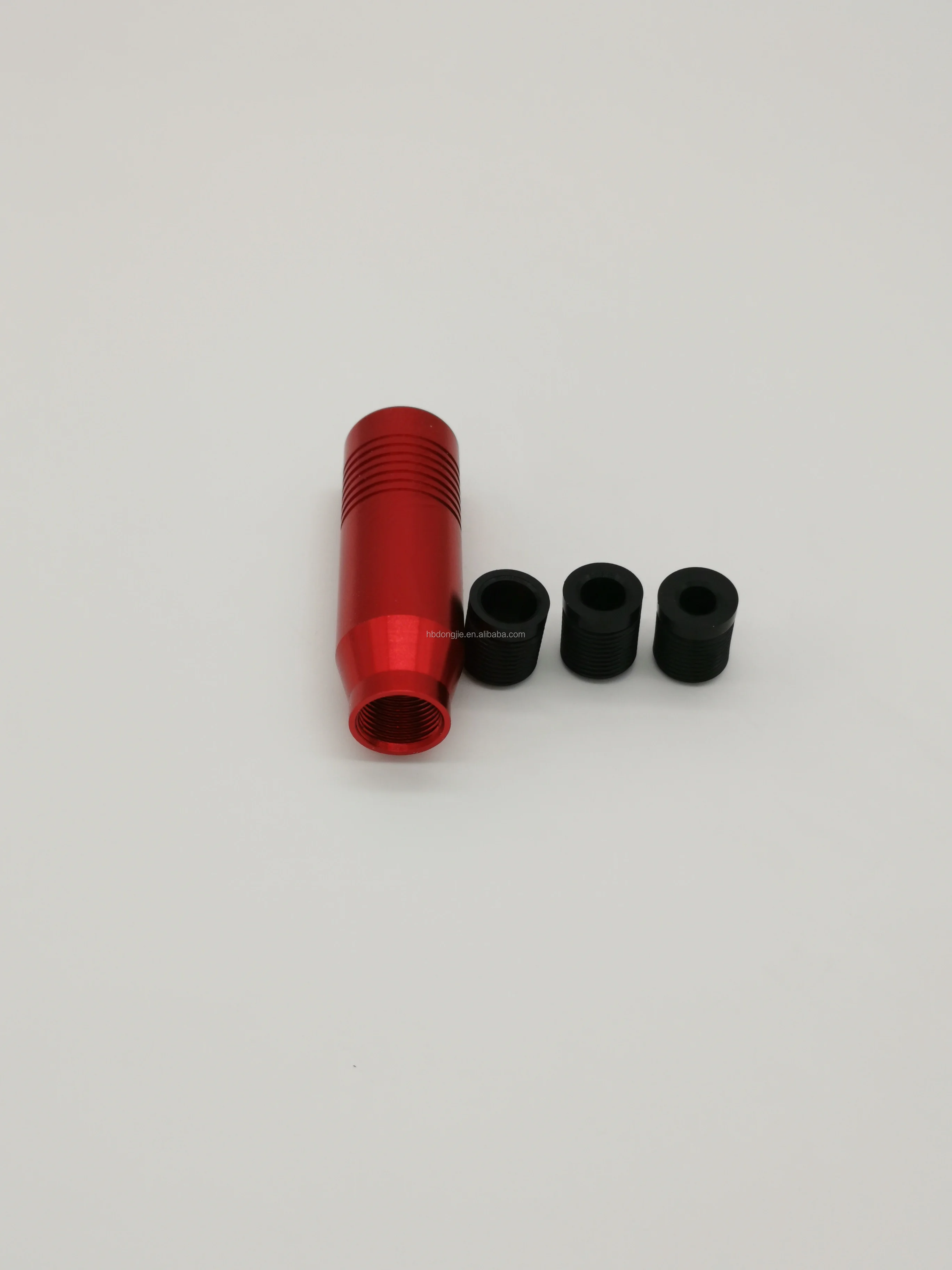 Car 5 Speed Manual Gear Shift Knob Durable Metal Shift Knob Shifter Lever Stick with 3 Adapters 8//10//12mm Blue