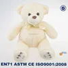Build your own plush white bear toy with bow