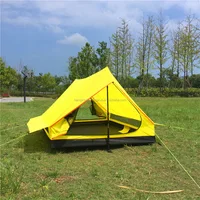 

Hot Selling Ultralight 2-3 Person Waterproof Outdoor Camping Tent, CZX-069B Rodless Triangle tent,A Character Type Hiking Tent
