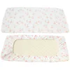 wholesale custom summer thin section organic linen bamboo jersey cotton muslin baby kid fitted crib bed sheet set