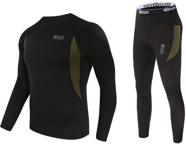 

Men's Winter Tactical Outdoor Fleece Thermal Underwear Sets, Black;khaki;military green