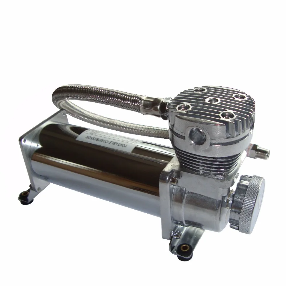 Chrome 200psi Suspension Air Compressor 12v Air Suspension Buy Air