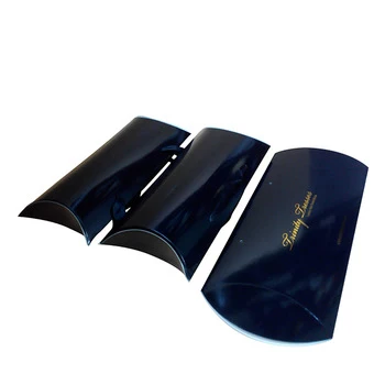 Bundle Hair Packaging Extension Pillow Boxes With Handle Black