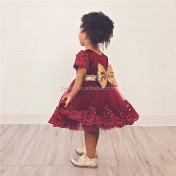 frill dress for baby girl