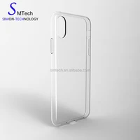 

High quality cell phone accessories 1mm TPU clear soft cover for IPhone 8,for IPhone 8 case