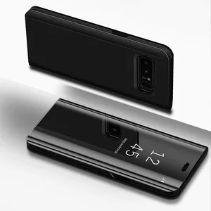 Clear View Mirror Flip Phone Case Samsung Galaxy S8