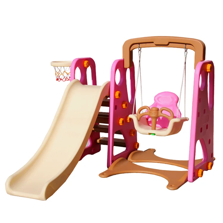 

LLDPE Mini Color Baby Play House Indoor Plastic Slide And Swing Playground Toys for Sale, Colorful