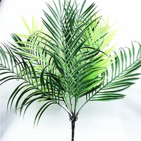 

Tropical Leaves Decorations Green Artificial Plastic Green Palm Tree Leaf