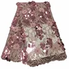 thousand stoned 3d heavy sequins lace elegant white high quality tulle lace fabric french lace with sequins
