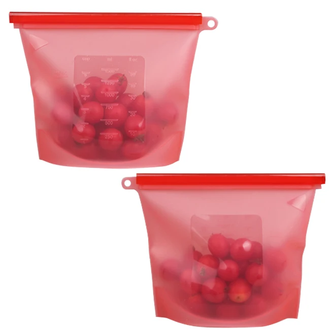

2020 Amazon top seller silicone food storage bag, Any pantone color