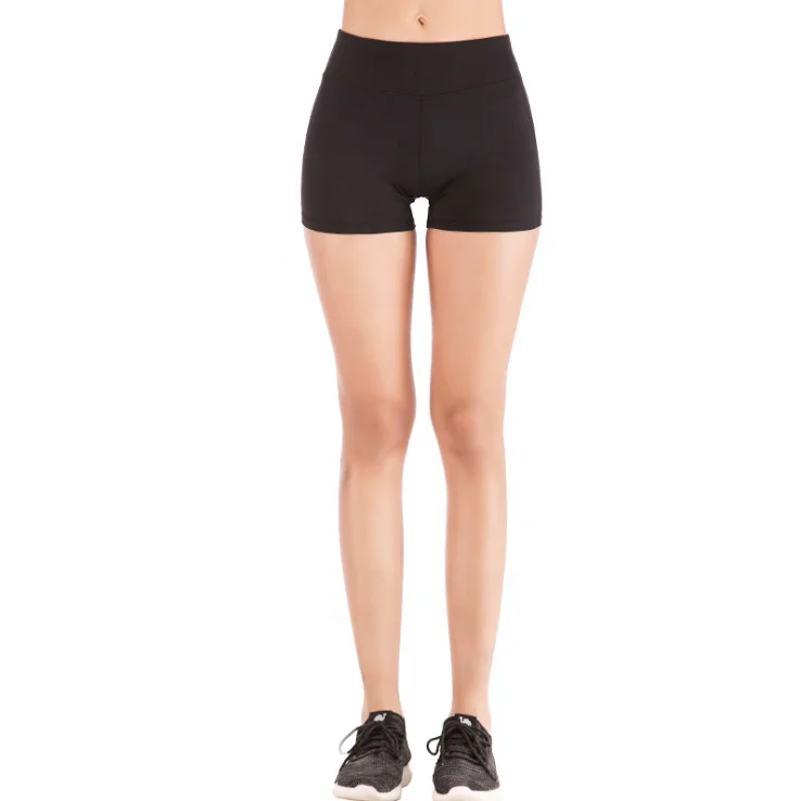 

Wholesale polyester dry fit women running sports shorts, 2 colors