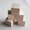 Unfinished Natural Wood Mini Wooden Art Craft Stacking Cubes Blocks