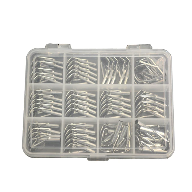 

Wholesale 60pcs/box stainless steel fishing rod guide Tip Repair Set, Silver