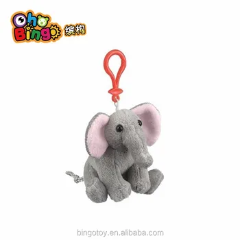 plush elephant keychain