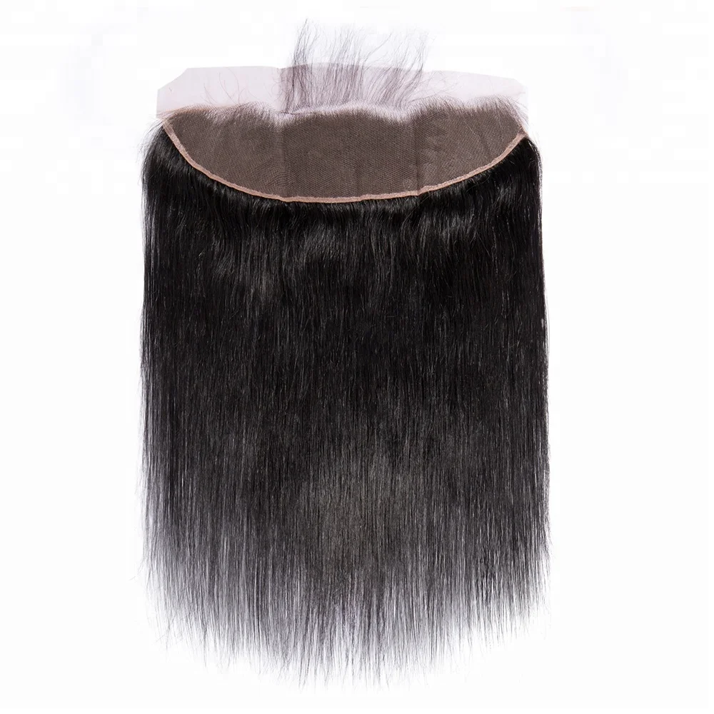 

Raw Indian temple hair 100% Virgin hair Silky Straight transparent Swiss lace frontal 13x4, N/a