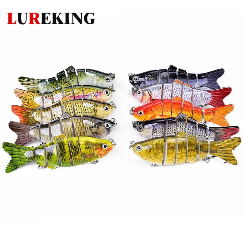 

On Sale Lureking In Stock 17.5g 10cm ABS Plastic Multi Jointed Hard Fishing Lures