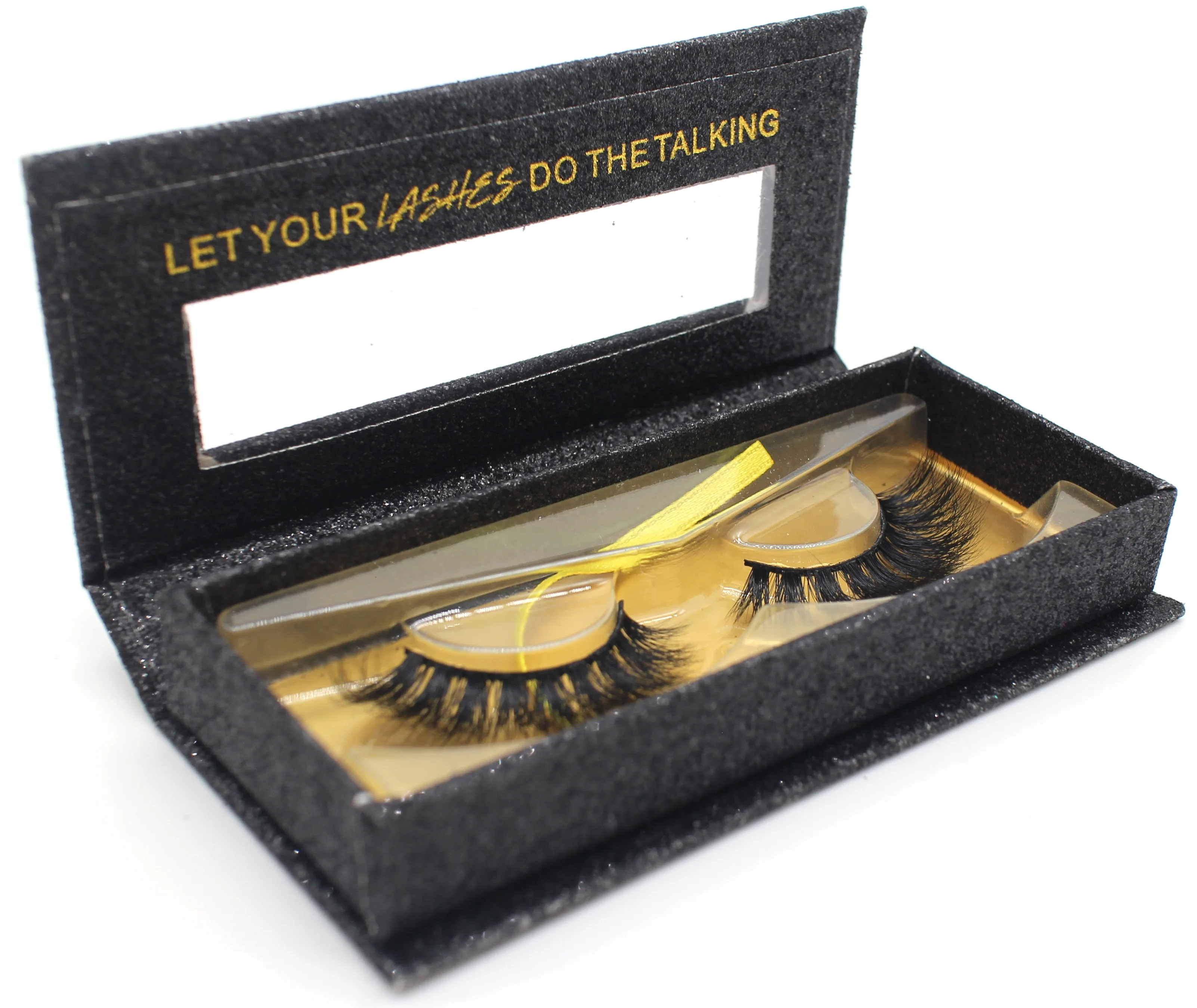 

Wholesale Price 100% Real Siberian Mink Fur Factory 3D Eyelashes, Natural black