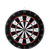 18 Inch High-Grade Compressed Board Lawn Darts Game with Rotating Number Ring