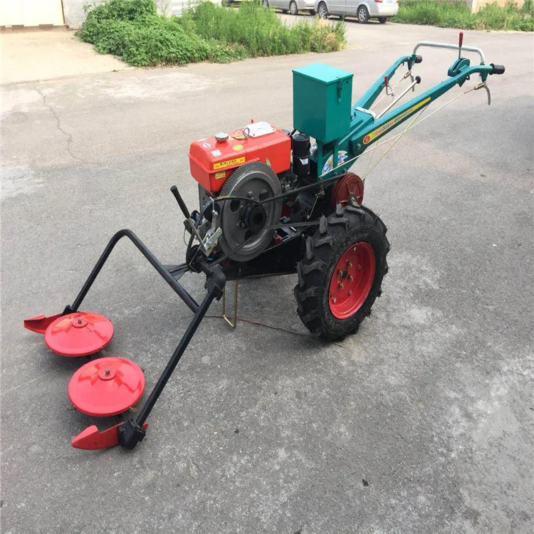 Farm Machinery Mini Lawn Mower Double Disc Lawn Mower With Walking