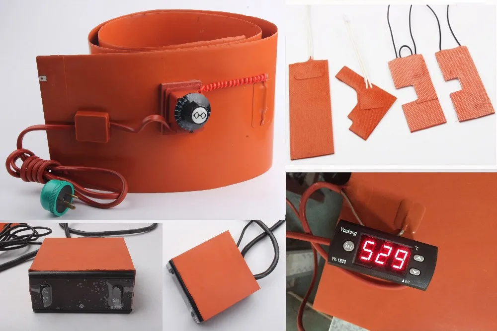 Silicone Rubber Heater 12v Engine Preheater 12v Heating Pad Waterproof