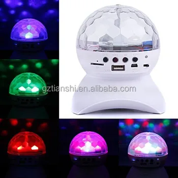 disco light and speaker