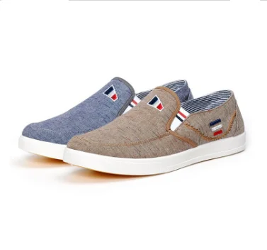

New products on market mens stylish canvas walking shoes, Customized