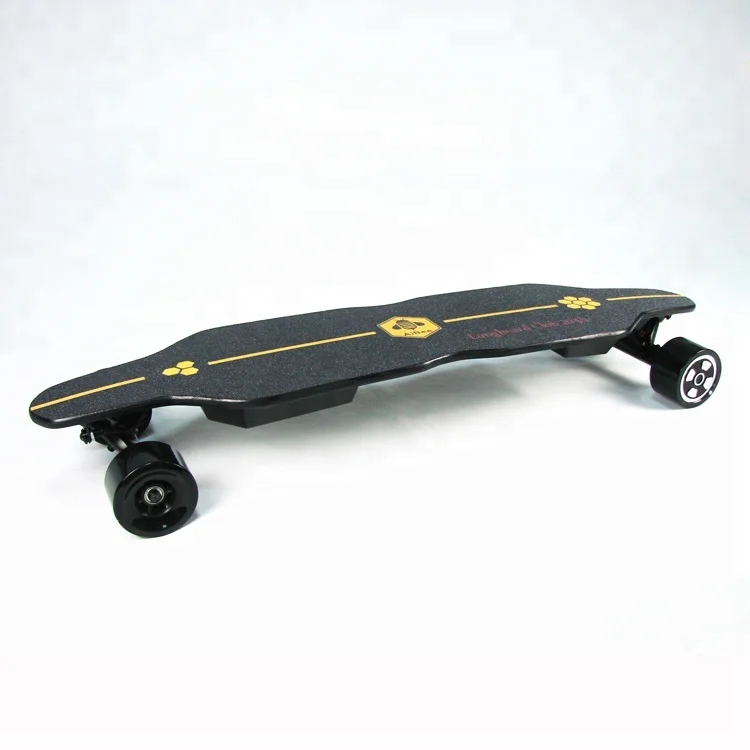 38 inch bamboo 22 MPH top speed 13 Miles max range best electric skateboard all terrain
