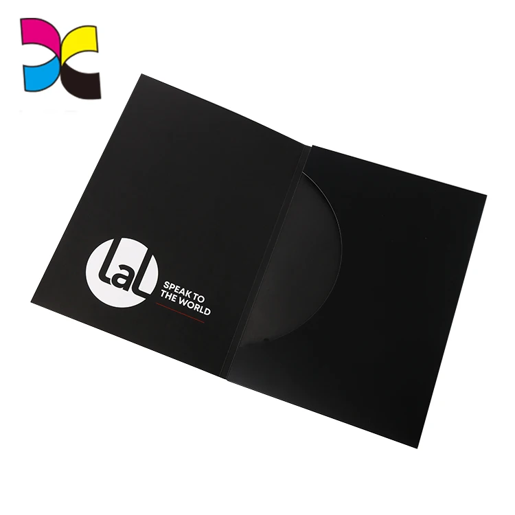 
Silkscreen elegant printing business folder 