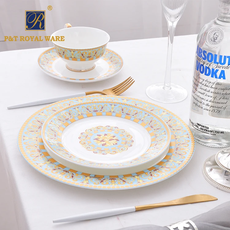 new fashion promotional dinner set prices in pakistan china supplier colorful dinnerware sets