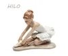 2017 hot new products porcelain ceramics dancing girl figurine