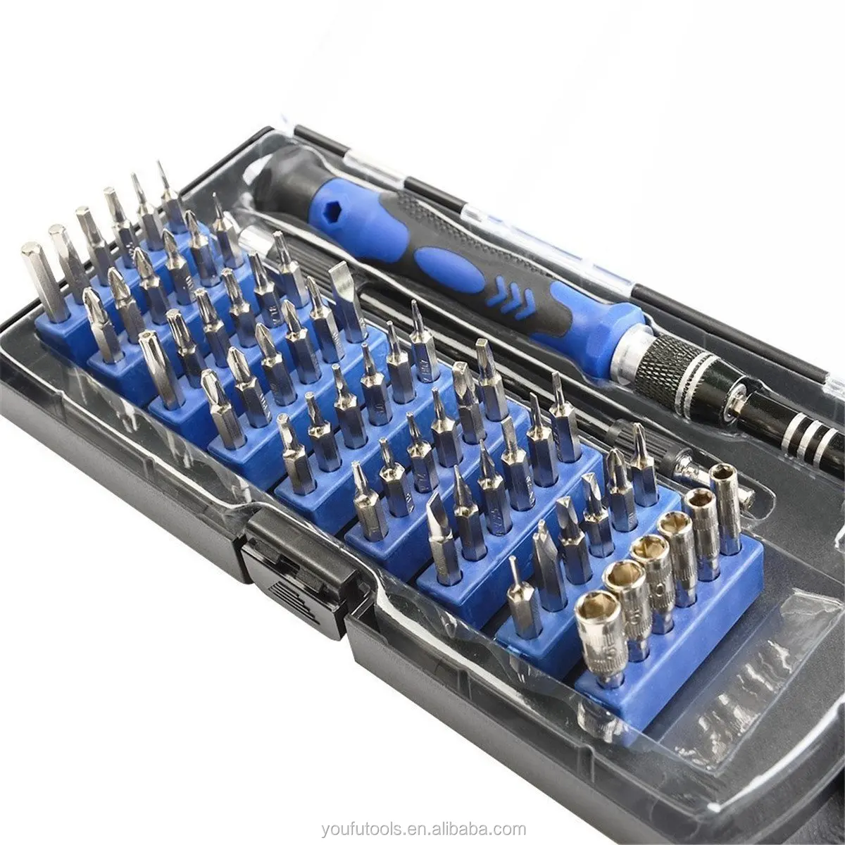 DIY 58 IN 1 Repair Tool Kit Precision Screwdriver Set 54 Bit Magnetic Driver UK 