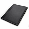 Factory custom Leather Briefcase zipper close Folio Case Bag file organizer Briefcase