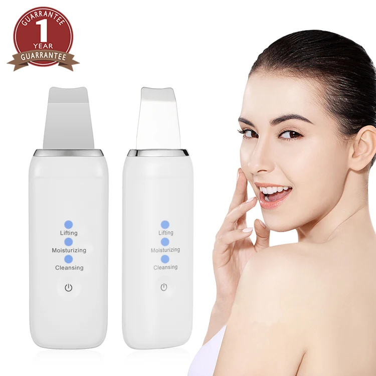 

ultrasonic profession ionic electric silicone sonic facial scrubber, Customized