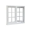Top window aluminum reflective tempered double Aluminum Casement Window With Mosquito Screen Fenetre Aluminium