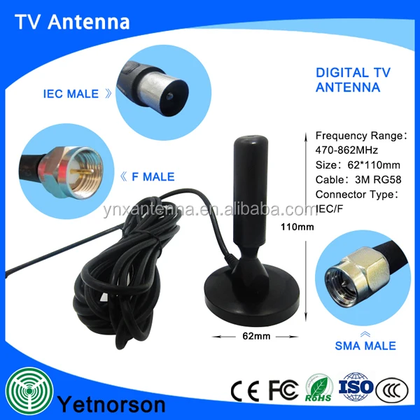 Digital tv Antenna Aerial for Freeview uhf vhf DVB-T HDTV tv antenna for car 14