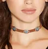 Silver Tone Choker Necklaces Flat Neck Rings 20",Flaw Clearance Bulk Sale
